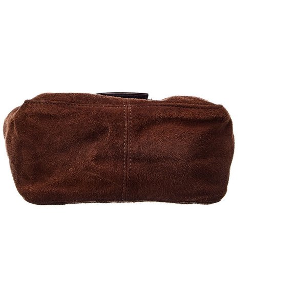 FENDI Brown Suede Shoulder Bag (Authentic Pre-Owned) - Picture 3 of 4